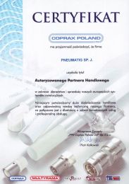 Certyfikat Coprax